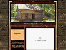 Tablet Screenshot of crosslakehistoricalsociety.org